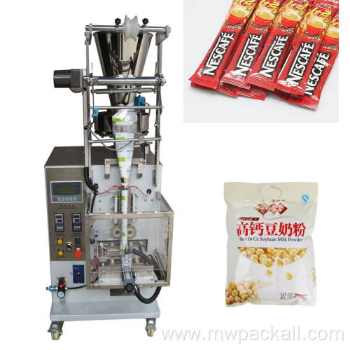 Powder automatic tea coffee bag pouch sachet 1kg shrink rice honey milk sugar food packing machine for spices